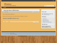 Tablet Screenshot of hranice.casd.cz