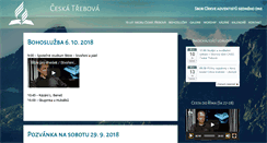 Desktop Screenshot of ceskatrebova.casd.cz